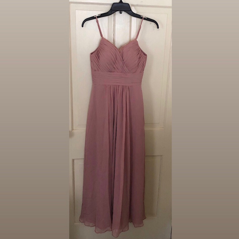 Azazie Roxie Dusty Rose Bridesmaid Dress